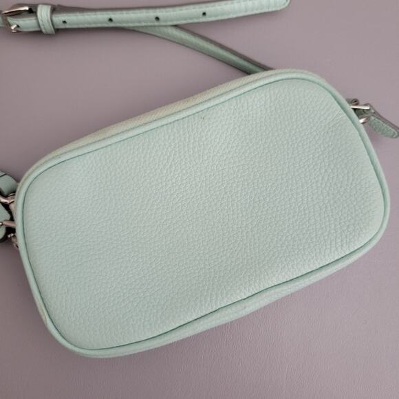 Coach Jes Tiffany Blue crossbody Double Zip Mini - Picture 2 of 15